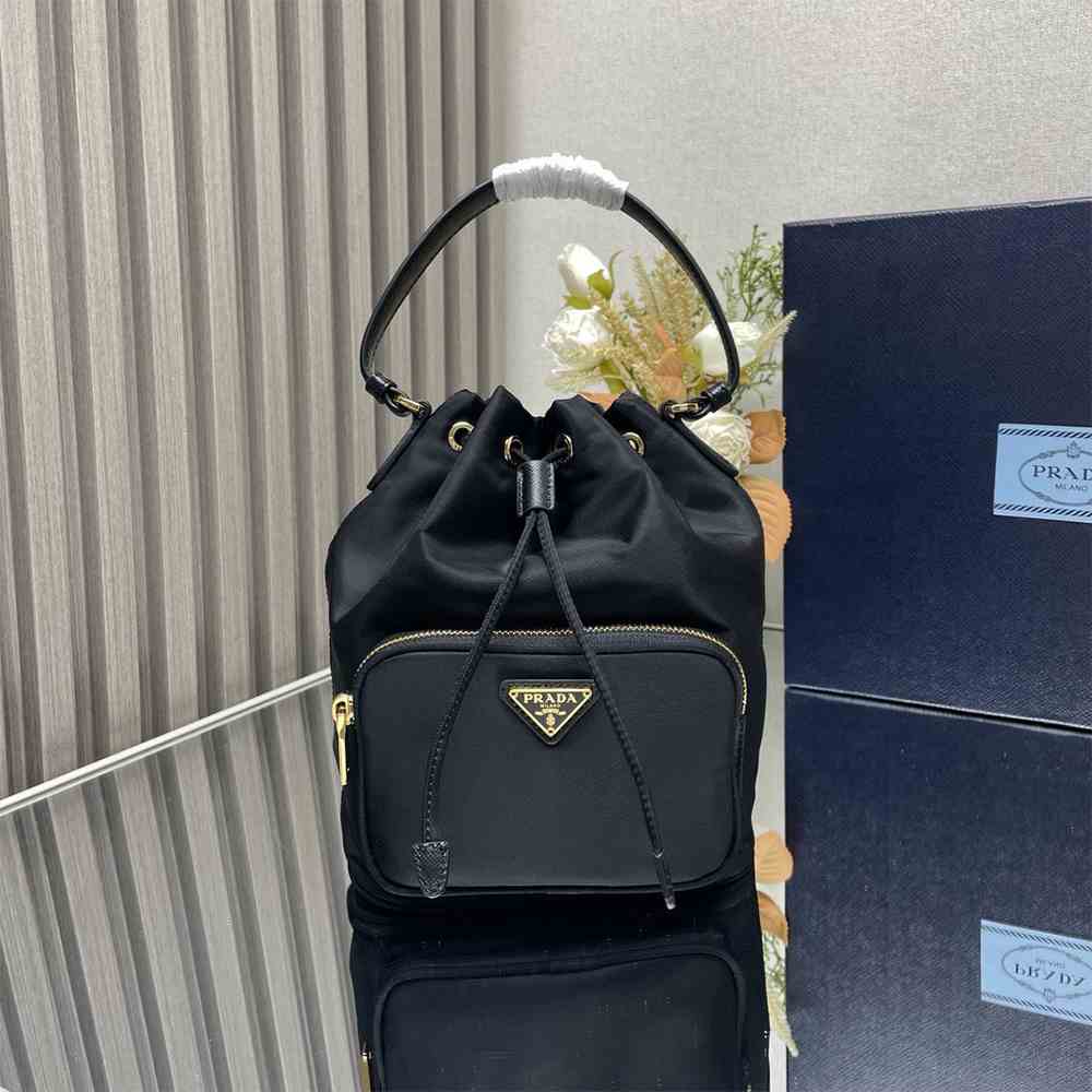 Pra*a Duet Re-Nylon bucket bag
