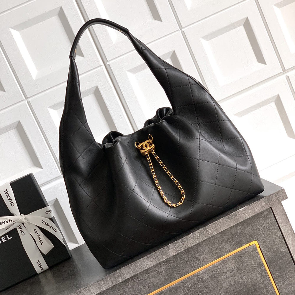 Ch**el LARGE HOBO BAG (HIGH-END GRADE)