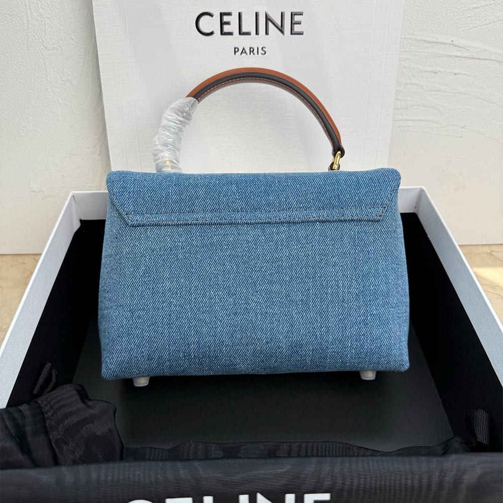 Ce1i*e TEEN NINO BAG IN DENIM(HIGH-END GRADE)