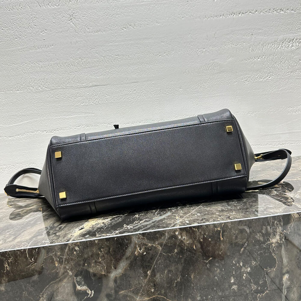 Ce1i*e MEDIUM NEW LUGGAGE IN S*pPLE SHINY LAMBSKIN(HIGH-END GRADE)