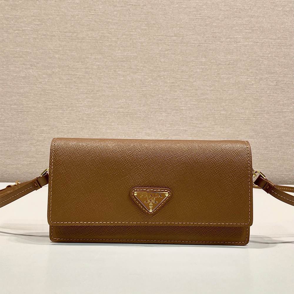 Pra*a Saffiano leather mini-bag(HIGH-END GRADE)