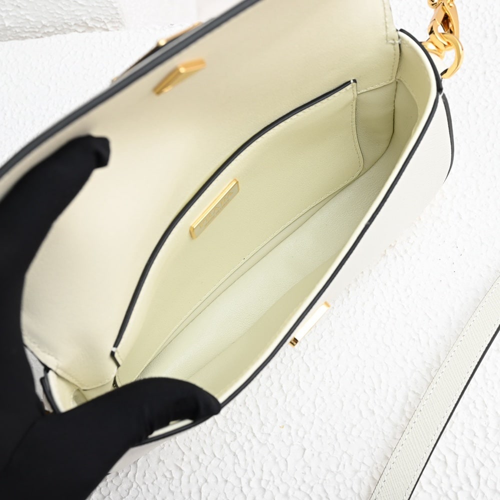 Pra*a Saffiano Leather Mini Bag(HIGH-END GRADE)